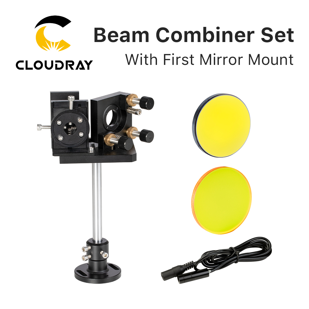 Co2 Laser Mirror - Cloudray Strahl Combiner Set 25mm Laser