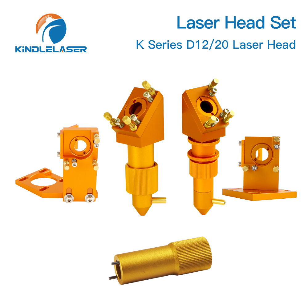 Co2 Laser Mirror - Kindlelaser CO2-Laserkopf-Set der K-Serie, D12/20 PVD-Linse,