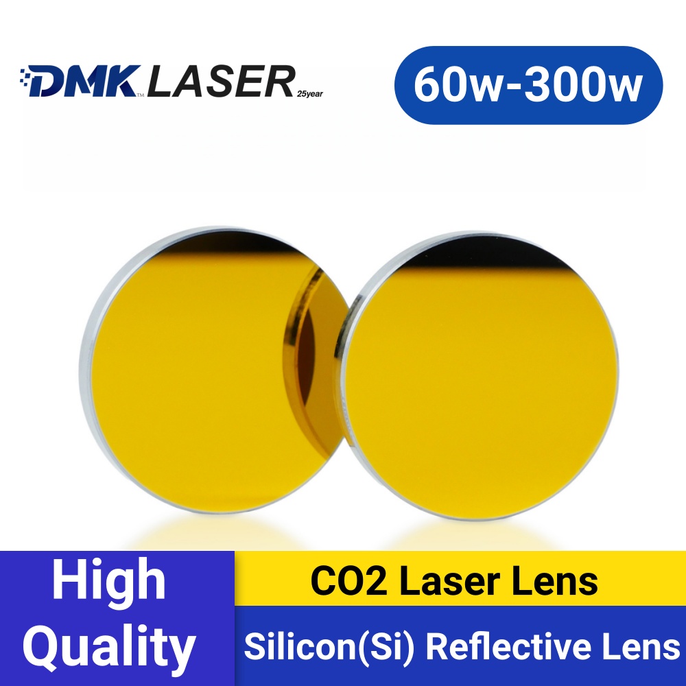 Co2 Laser Mirror - DMK Silizium(Si) Reflektorspiegel 19/20/25/30/38,1mm 60W-300W Laser-Reflexionsfenster