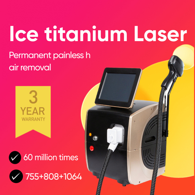 Industrial Laser Diode - 2026 Hochleistungs-Diodenlaser-Haarentfernungsgerät Epilierer Dreifach-Wellenlängen-Diodenlaser-Maschine Dauerhafte Haarentfernung