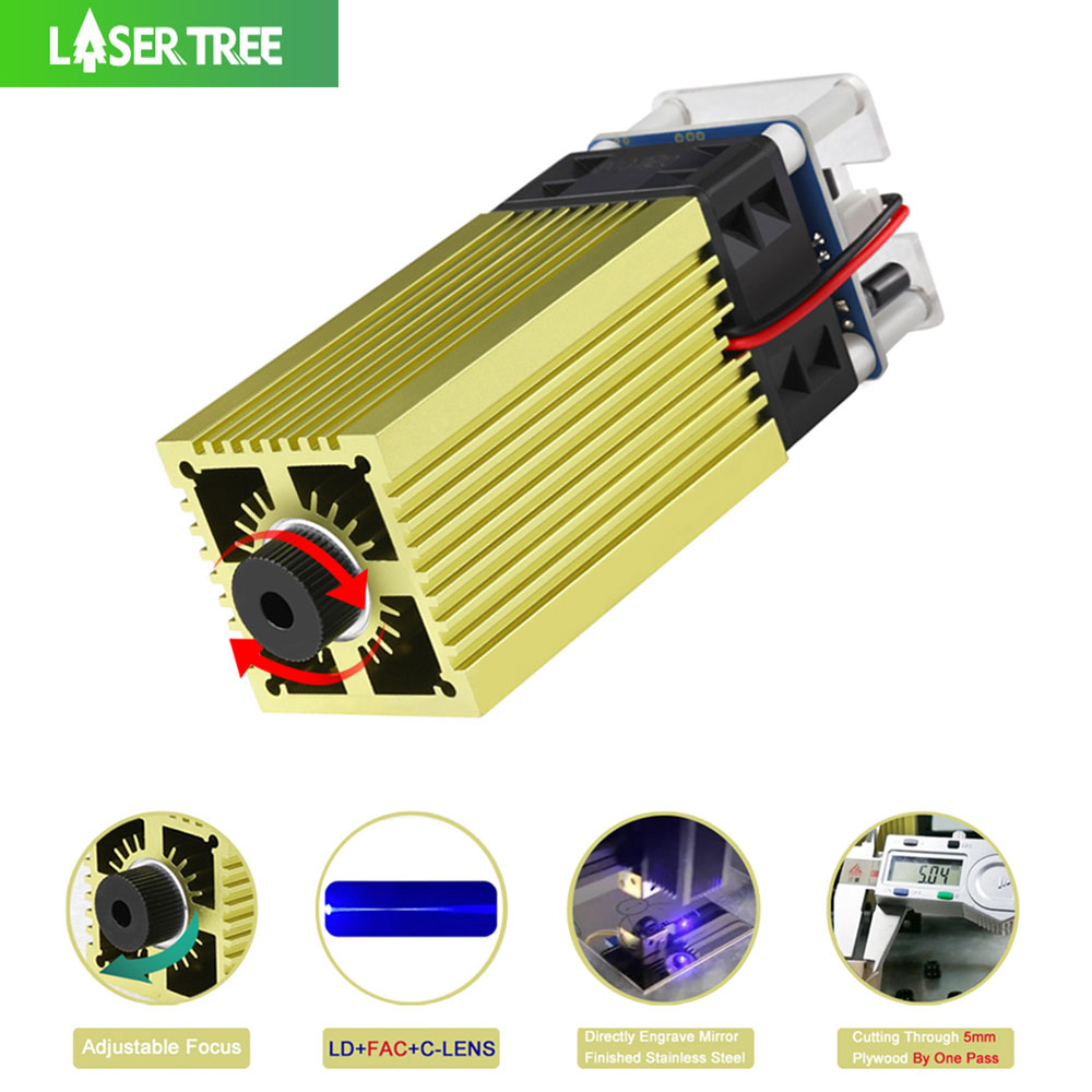Industrial Handheld Laser Engraver - LASERBAUM 4W 5W Lasermodul 12V Einstellbarer