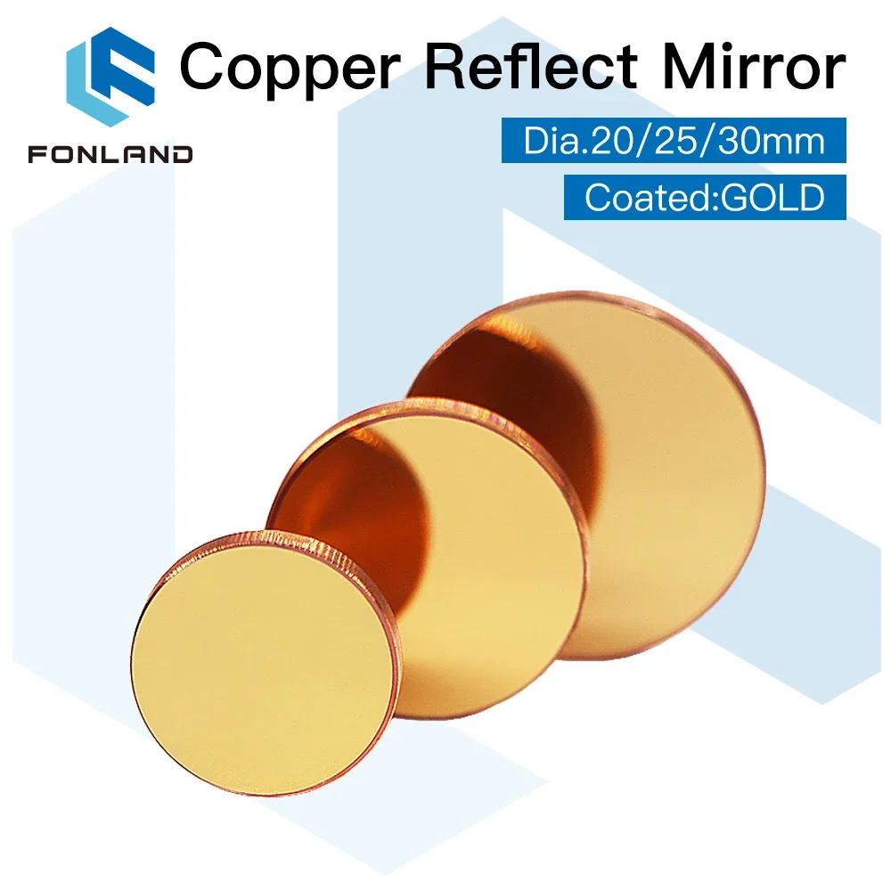 Co2 Laser Mirror - 3 Stück Fonland Kupfer Reflektierender Spiegel
