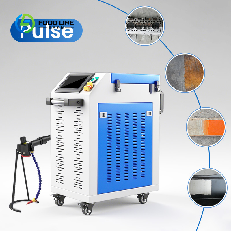 Industrial Laser Removal Machine - Kundenspezifische Laser-Reinigungsmaschine 100W Öl- und Rostentfernung