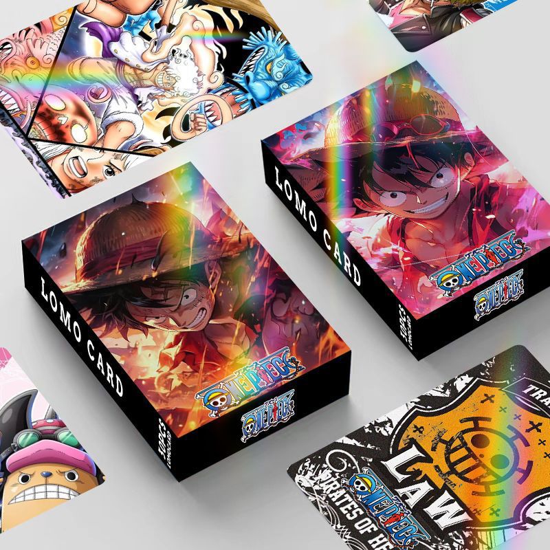 Industrial Handheld Laser - 30 Doppelseitige Laser-Mini-Anime-Sammelkarten von One Piece,