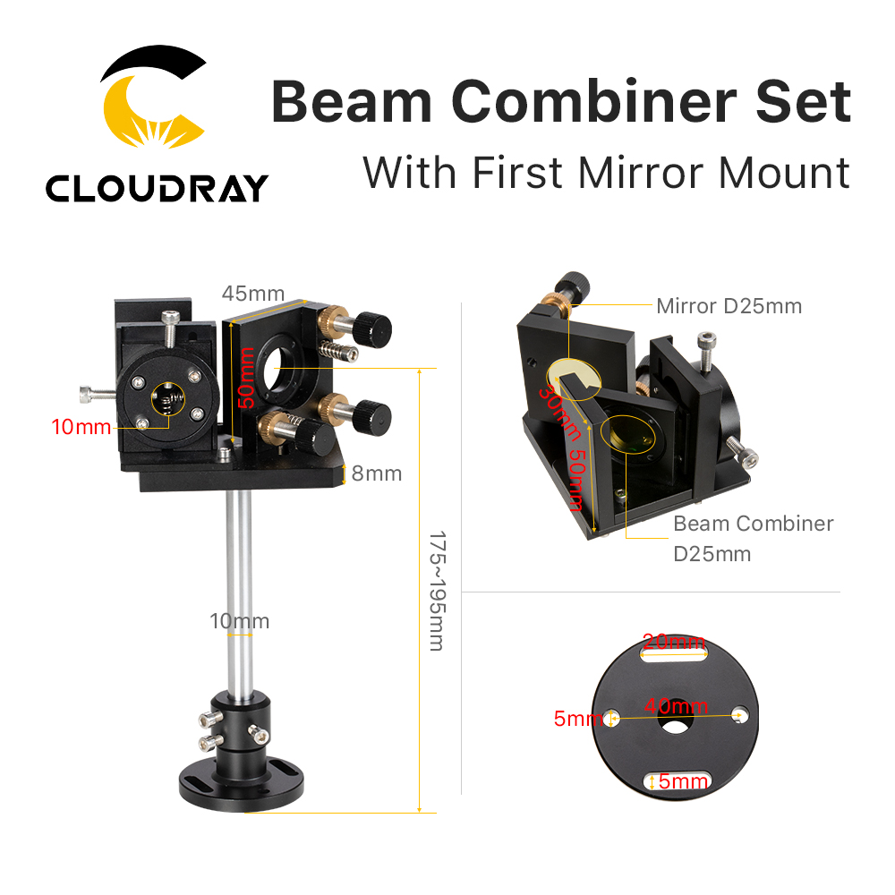 Cloudray Strahl Combiner Set 2 – Co2 Laser Mirror Bewertung und Preis
