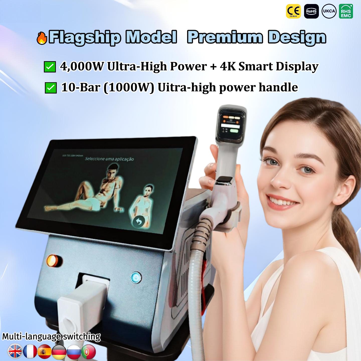 Flaggschiff-Diodenlaser-Haaren – Industrial Laser Hair Removal Machine Bewertung und Preis