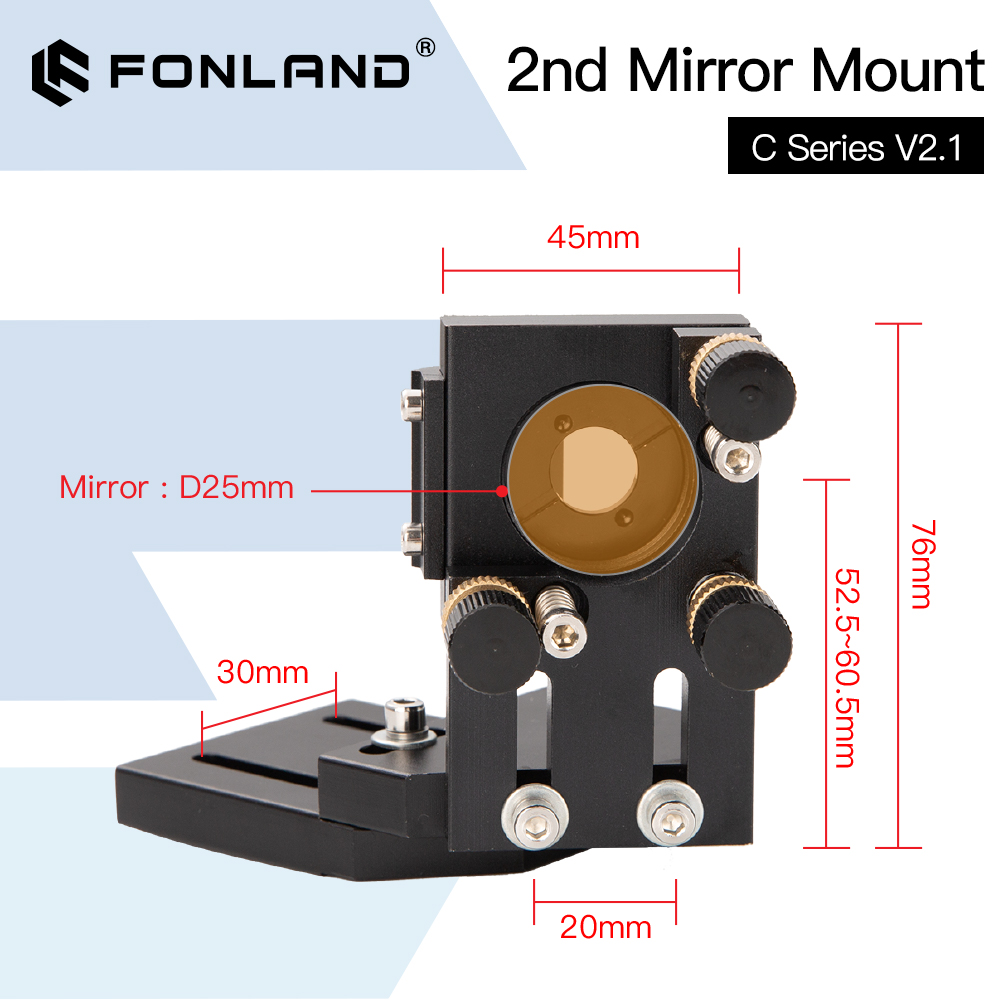 FONLAND CO2 Schwarz Zweite Las – Co2 Laser Mirror Bewertung und Preis