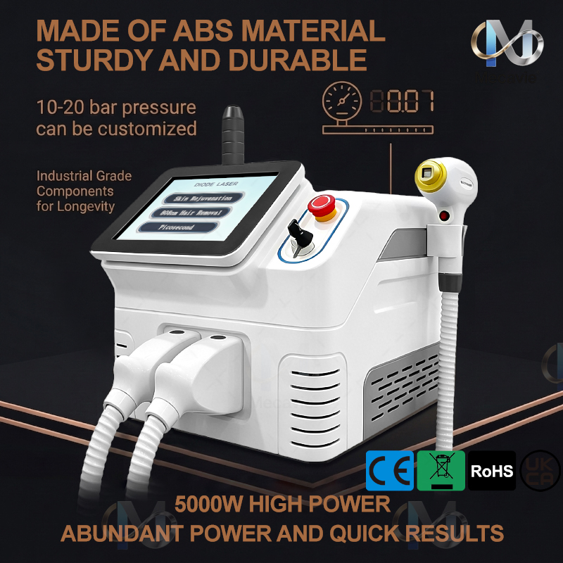 2026 Neue 5000W 2-in-1 Soprano – Industrial Laser Hair Removal Machine Bewertung und Preis
