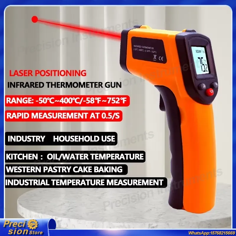 Infrarot-Thermometer-Pistole B – Industrial Handheld Laser Bewertung und Preis