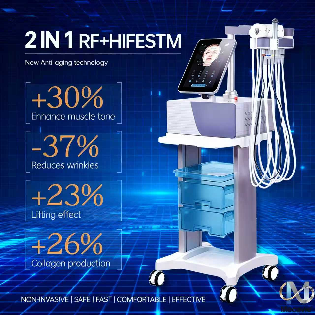 Professionelle Ems Rf Peface K – Industrial Laser Hair Removal Machine Bewertung und Preis